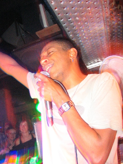 on the mic