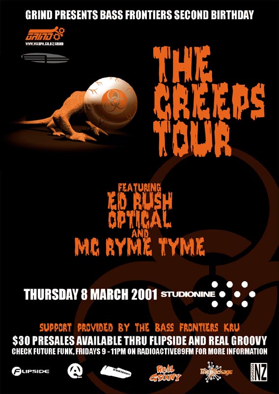 The Creeps Tour Ed Rush Optical