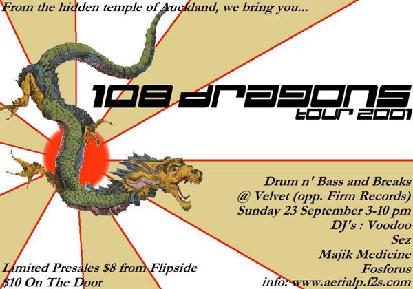 108 dragons tour 2001