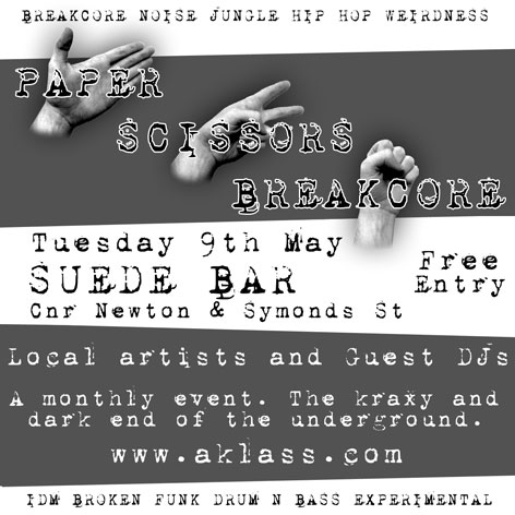 Paper scissors breakcore web