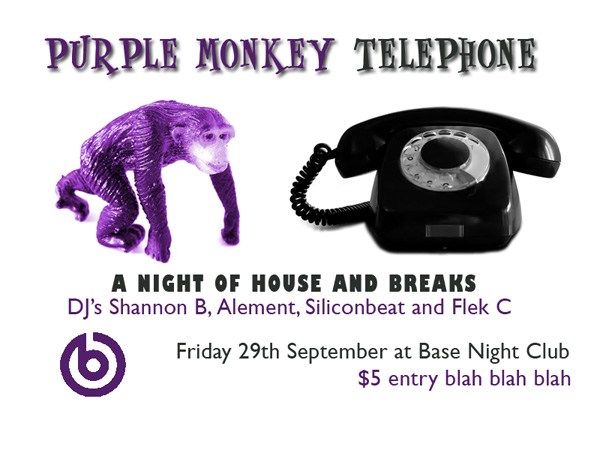 Purple Monkey Telephone