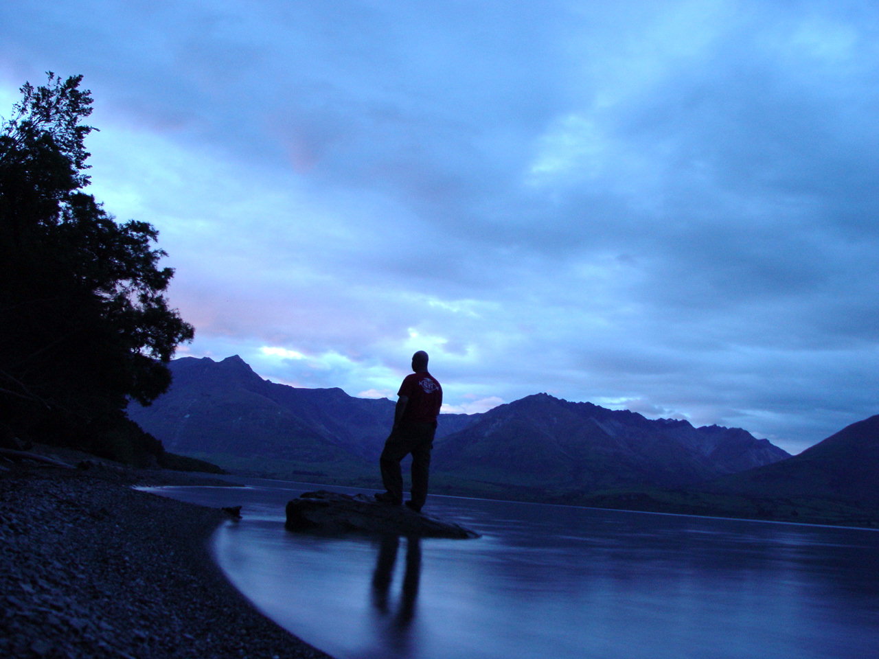 At the lake