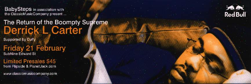 Derrick Carter . Boompty Supreme