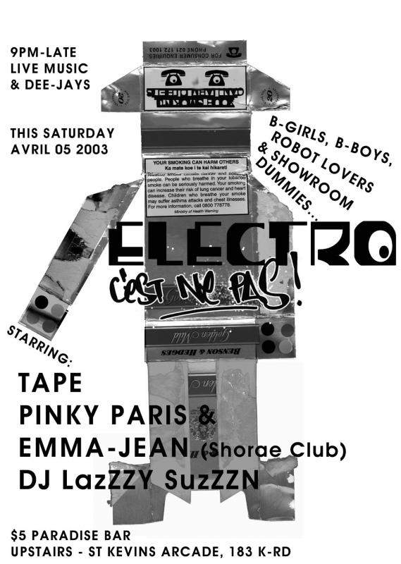Electro, c'est ne pas! flyer