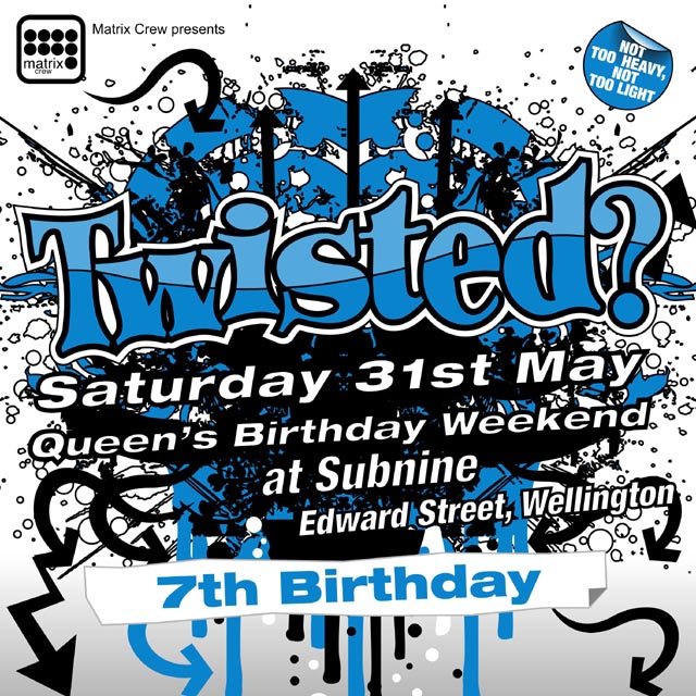 twisted poster square obscure