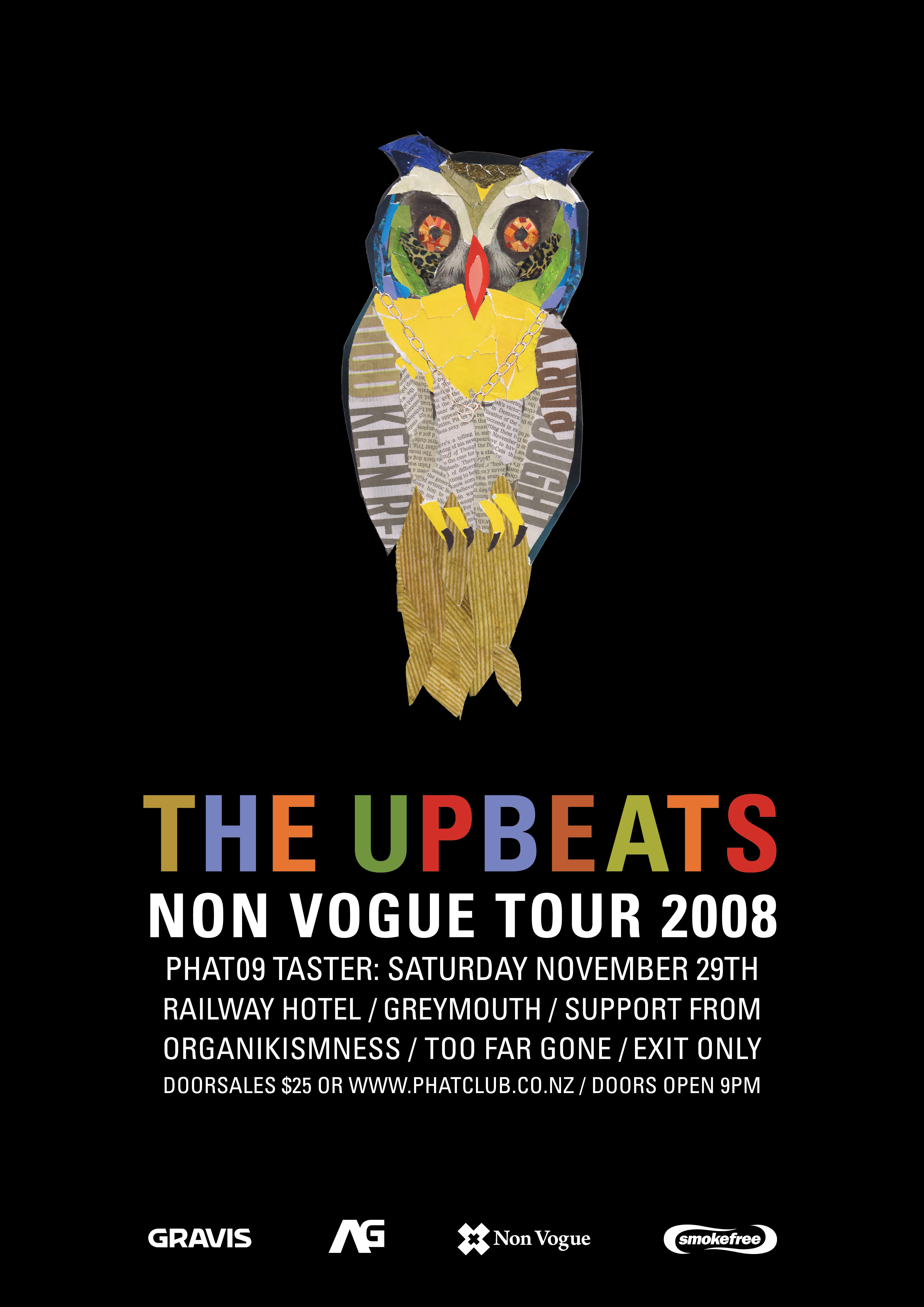 The Upbeats NV2008 (GREYMOUTH)