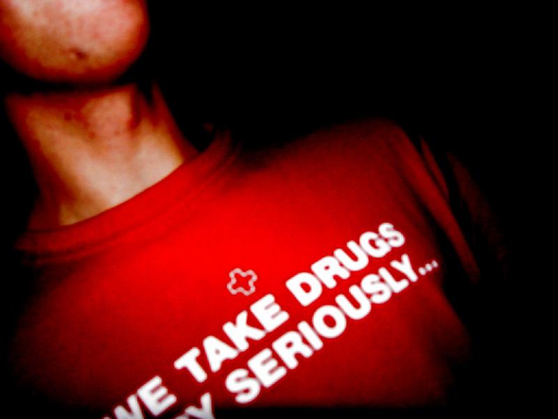 I can't read your t-shirt