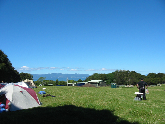 Empty camp ground